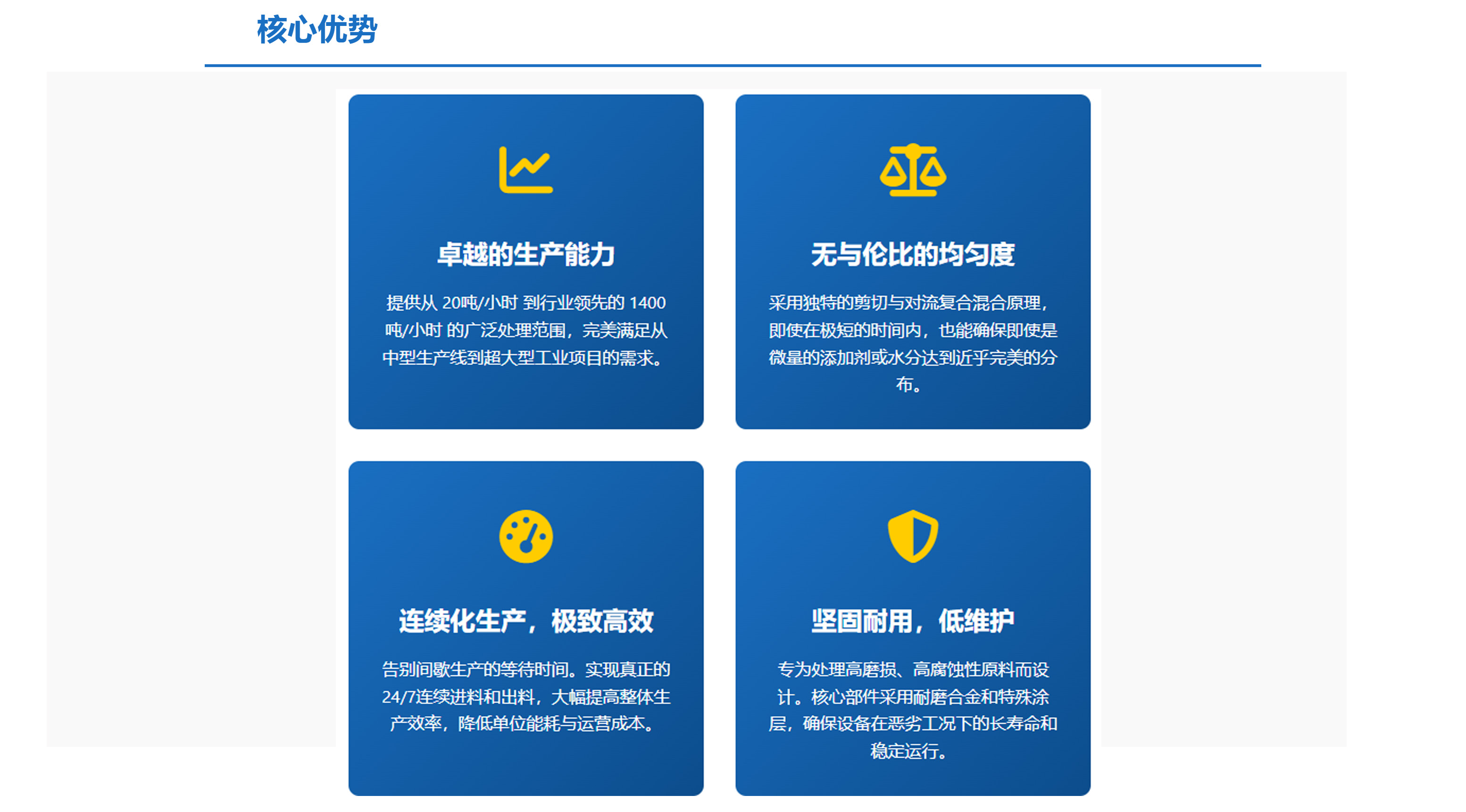 科尼樂(lè)連續(xù)式混合機(jī)核心優(yōu)勢(shì) 科尼樂(lè)連續(xù)式混合機(jī)核心優(yōu)勢(shì)
